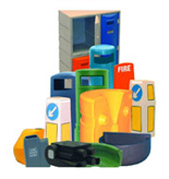 Selection of rotomoulded products